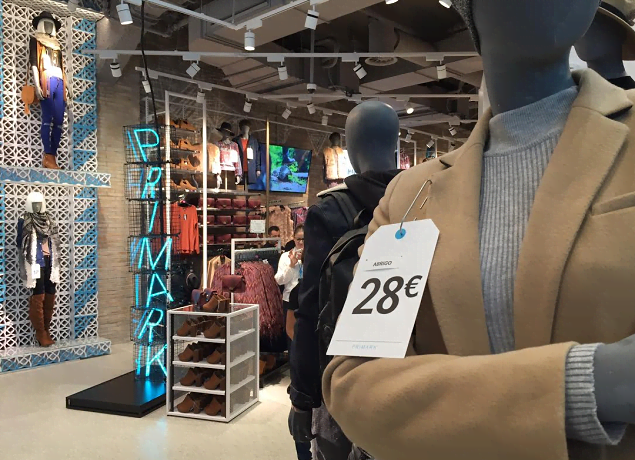 Primark se corona como el &lsquo;rey&rsquo; de la moda en Espa&ntilde;a en 2015 con 9,5 millones de compradores 